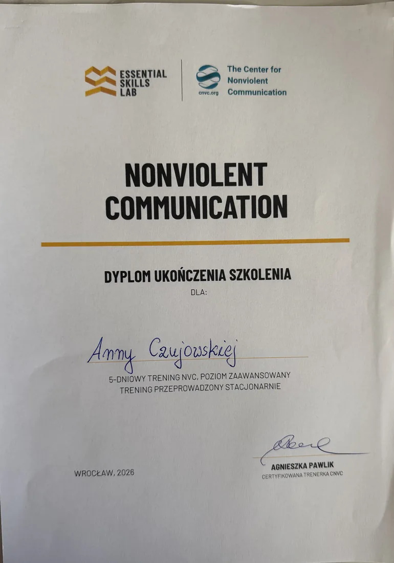 Nonviolent Communication - poziom zaawansowany - Essential Skills Lab · The Center for Nonviolent Communication